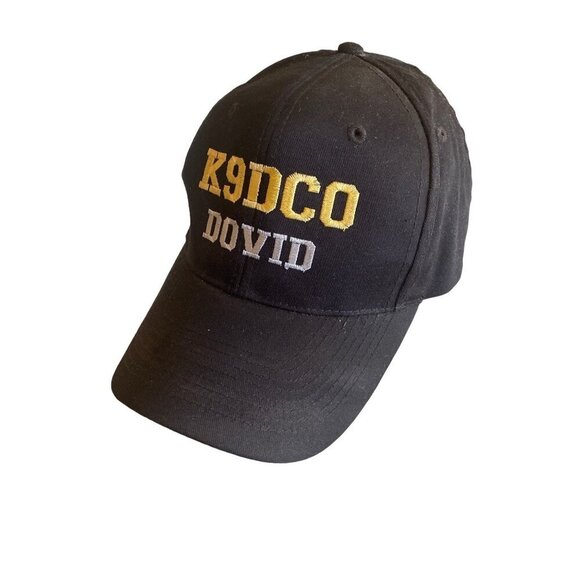 K9DCO DOVID Blue Hat Cap Adjustable Ham Radio Yiddish David - Picture 1 of 4